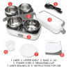 BALASHOV Lunch Box elettrico a 2 strati: caldo e a prova di perdite per viaggi e ...